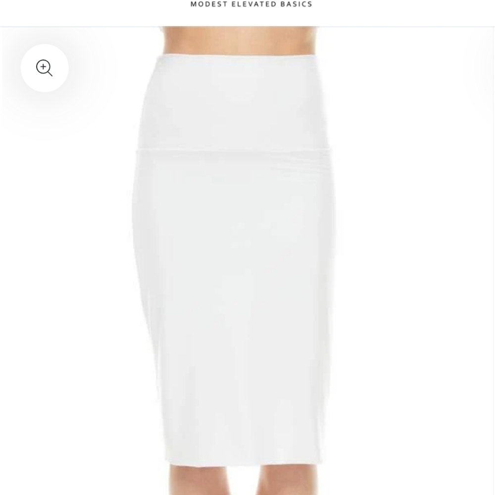 Mayas Place Modal Pencil Skirt set white size‎ large